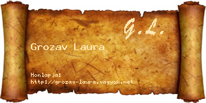 Grozav Laura névjegykártya